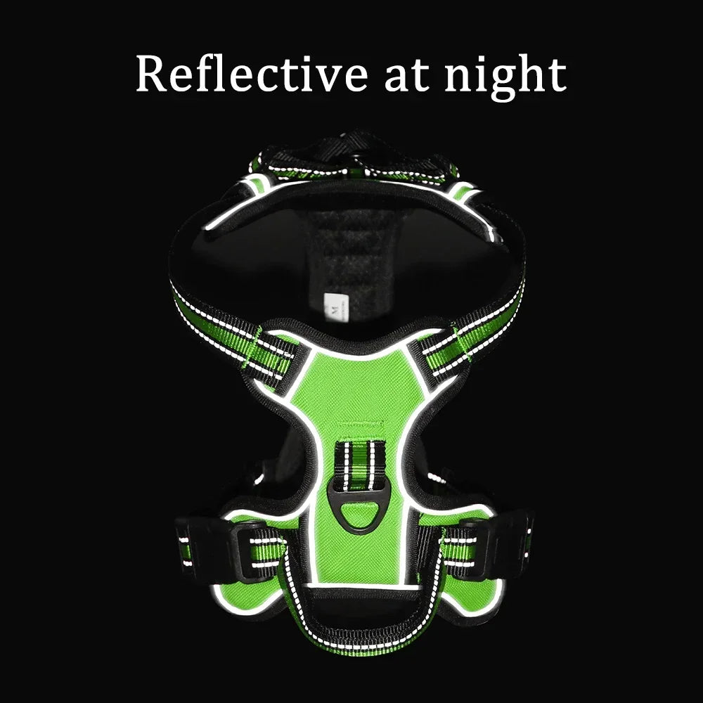 Reflective Adjustable Breathable Vest Chest Strap for Small Medium Large Dogs Pet Dog Harness Cat Puppy Collar Dog Accessoires
