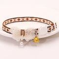 Safe Cat Collar with Bell, Bow Tie, Breakaway Safety Clasp Pet Accessories Lace Kitten Necklace for Cats Puppy Small Dogs